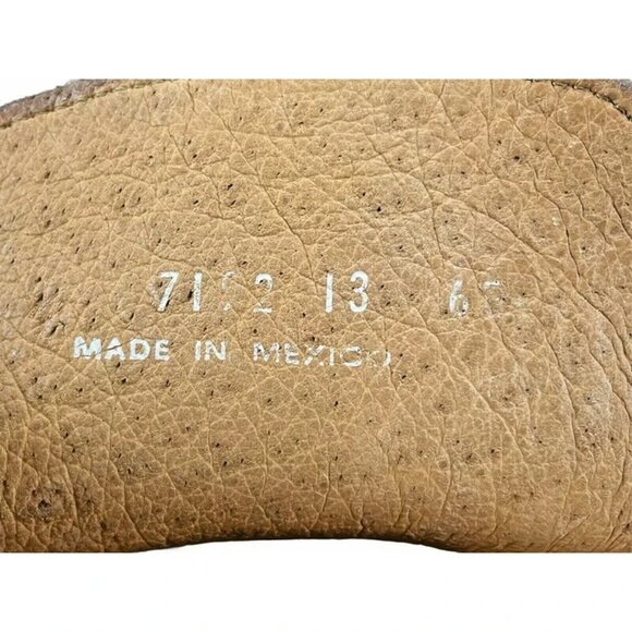 Hitchcock 719213 Mens Maroon Leather Hook And Loop Casual Shoes Size‎ 6 B - Picture 8 of 8